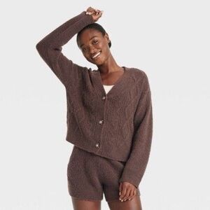 Auden Soft Brown Cardigan